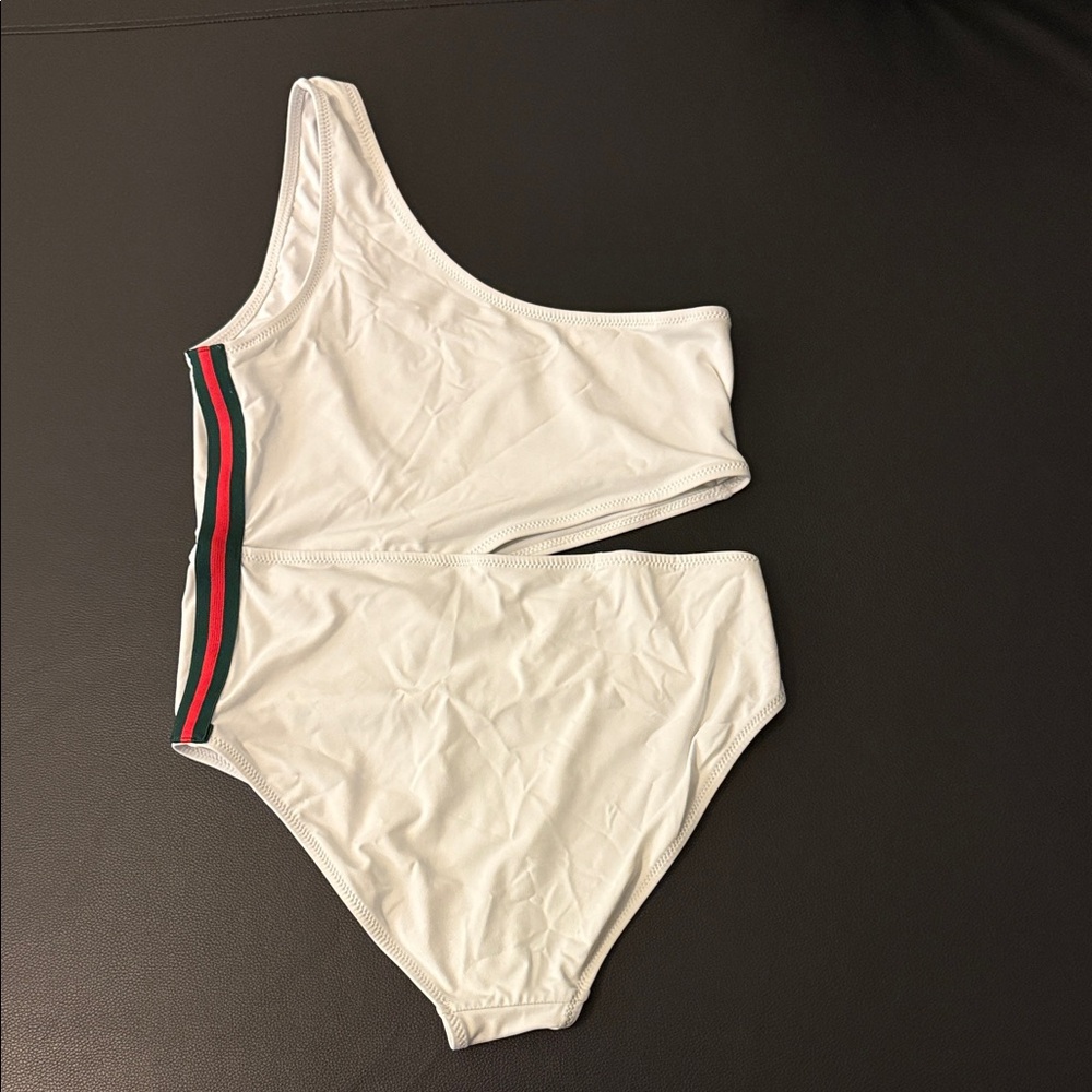 Stella Cove White One Piece Cut Out Swimwear Teen Girls Size 16 Years